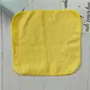 20*20 color sólido liso toalla de jardín de infantes cuadrado pequeño algodón absorbente material de toalla para pastel toalla de estudio