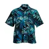 Nueva Camisa Casual Holgada Estilo Hawaiano con Estampado Floral Juvenil