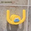 Estante Organizador y de Almacenamiento con Ganchos de Drenaje, Montaje en Pared, Sin Taladro, Soporte para Chanclas de Baño