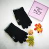 Fábrica infantil inverno estudantes masculinos e femininos forrados com lã espessos à prova de frio quentes luvas de malha jacquard lã cashmere