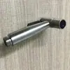 Interruptor de botón de acero inoxidable alta presión antioxidante para mujer lavadora manos libres alto flujo pistola rociadora para inodoro