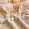 Juego de Ropa de Cama Personalizado de Lujo Ligero de Piel de Conejo, Terciopelo Burnout, Terciopelo de Leche, Juego de Cuatro Piezas para el Hogar, Juego de Cuatro Piezas Engrosado de Invierno con Más Terciopelo