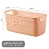 Cesta de Armazenamento Oca de Plástico Cesta para Miudezas Roupas Sujas Caixa de Armazenamento para Lanches de Mesa Cesta de Armazenamento Retangular Cesta de Cozinha