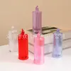 [Nueva venta caliente] lámpara de vela de proyección Halo de refracción con patrón de diamante transparente lámpara LED de imitación de cristal regalo creativo
