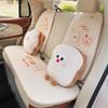 Lluvia Azul Linda Cojín para Asiento de Coche Creativo Lindo Dibujo Animado Funda para Asiento de Coche Universal para Todas las Estaciones Cómodo Cojín para Asiento de Coche