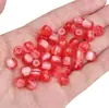 10 Cuentas Cilíndricas de Lluvia Ahumada de Resina Hechas a Mano para Pulsera Collar Joyería Accesorios