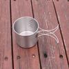GSI con acero inoxidable 304 500ml exterior L Taza de camping para café de mano asa plegable taza de café