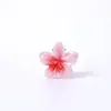 Clip de Plástico de Flor de Huevo con Punta de Copo de Nieve Mediano 6CM Pasador Caliente Transfronterizo Accesorios para el Cabello con Atmósfera de Vacaciones para Cola de Caballo Alta de Mujer