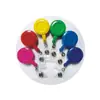Venta de fábrica certificado de trabajo de plástico ABS insignia redonda fácil de tirar insignia hebilla telescópica hebilla de cordón de plástico