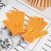 Ropa de Punto Cálida para Otoño e Invierno Guantes Mágicos de Color Puro Creativos Guantes para Estudiantes Medianos Venta Directa de Fábrica con Impresión de Logo
