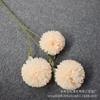 Nueva flor artificial de crisantemo de cabeza grande, decoración de boda de ping pong, bola de espinas, boda, decoración del hogar, vacaciones, bola de cebolla, diente de león, flor de seda