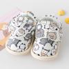 Bebê meninos e meninas 0-6-12 meses sapatos de sola macia para crianças pequenas primavera e outono velcro desenho animado não caem sapatos BMB3131