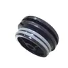 Tapa de Cabeza de Carcasa de Membrana 4040, Tapa Final Universal de Acero Inoxidable para Carcasa de Membrana 4021, Tapa Selladora de Membrana de Ósmosis Inversa, Tapa de Enchufe de Doble Anillo