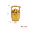 Adorno de lingote de oro de aleación de fábrica, atrayendo fortuna, riqueza y tesoro, regalo de inauguración de escritorio, se puede enviar en nombre de los clientes