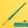 Al por mayor transfronterizo Pincel delineador pelo de lobo G130 acuarela pelo suave pintura al óleo extrafino ultra-fino pincel pintado a mano pincel para delinear bordes