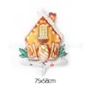 2025 Nuevo Papá Noel Árbol de Navidad Globo de Película de Aluminio Muñeco de Nieve Año Nuevo Decoración de Fiesta Navideña Globo de Papel de Aluminio