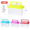 Pequeno aquário hamster caixa de transporte doméstico transparente bolsa gaiola caixa inquebrável tartaruga pequena bolsa caixa