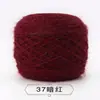 Grande Bola de Fio de Veludo de Esquilo com Fio de Seda Brilhante para Tricô à Mão, Cachecol, Chapéu, Xale de Mohair de Espessura Média Venda Direta Tricô à Mão