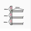 Soportes para Cables Galvanizados por Inmersión en Caliente, Soportes para Canaletas de Cables, Soportes para Corredores de Túneles, Soportes para Puentes, Soportes para Canaletas de Cables en Salas de Distribución