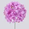 Arreglo de Flor Artificial Hortensia Lollipop de un Solo Tallo para Decoración de Sala de Estar, Venta al Por Mayor de Fábrica Decoración de Boda