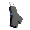 Divisor Tipo C 3.1 en Forma de Y de 3 Puertos Hub USB 3.0 Plug-In 2.0 Estación de Acoplamiento Hub Transmisión de Alta Velocidad