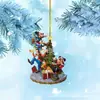 2023 Nuevo Colgante Decorativo de Árbol de Navidad de Acrílico de Dibujos Animados Adorno Colgante Navideño para el Hogar, Coche, Mochila Regalo