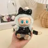 Solo ropa] la primera y segunda generación Labubu muñeco tela tela colgante correa falda sentada fiesta ángel lazo adorable