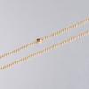 Venta caliente 1.5mm cadena de bolas de acero inoxidable accesorios de joyería cadena de bolas cadena DIY collar con cadena cadena fina de bolas