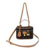 Bolsa Texturizada Yuezi 2025 Nuevo Bolso de Mano Retro Bolso Cuadrado Estampado Bolso de Hombro Cruzado Estilo Occidental Bolsa de Cosméticos
