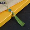 Estilo Antigo Esmalte Nó Chinês Pingente de Borla Marcador de Página Acessórios para Roupas Mini Lanterna Pequeno Pingente