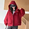 Chaqueta con Capucha de Otoño para Niñas 2026 Nuevo Modelo para Niños Mayores, Abrigo de Moda de Primavera y Otoño para Niñas Estudiantes de Secundaria