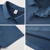 Nova Camisa Polo Masculina de Alto Padrão com Adesivo para Primavera e Verão 2025 Gelo Refrescante Secagem Rápida Manga Curta Casual de Negócios Esportiva Sorte T