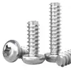 Acero Inoxidable 304 Yb845 Tornillo Autorroscante de Cabeza de Cruz Plana Cola Plana Pequeño Pb Tornillo Autorroscante de Cabeza de Cruz Plana Cola Plana M3M4