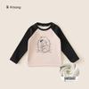 Frete Grátis Roupas Infantis, Tops de Lã para Crianças, Roupas de Inverno para Meninas, Camisetas Base de Outono e Inverno para Bebês, Camisetas Quentes para Meninas