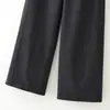 Jeans mom de pierna recta con caída de alta gama, nuevo estilo otoño e invierno, pantalones para mujeres de mediana edad y mayores, cintura elástica, tiro profundo, versión estrecha, pantalones de pierna ancha para mujer