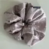 Scrunchie de Satén con Puntos de Terciopelo Coreano Sencillo Suave Versátil Alta Elasticidad Goma para el Cabello Accesorio para el Cabello Estilo Nuevo