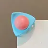 Pinza para el pelo ovalada rosa con lunares lindos para niñas, Pinza para flequillo lateral para la frente, Pasador para niñas pequeñas, Venta al por mayor desde el fabricante