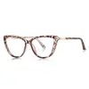 Armazón Original de Moda Ojo de Gato 2239 Ultra-Ligero Tr90 Estilo Dulce Gafas Sin Graduación para Mujer para Caras Grandes, Adelgazantes, Esenciales para Fotografía Callejera
