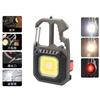 Luz llavero de carga USB mini linterna luz de inspección COB abridor de botellas luz de trabajo de emergencia para exteriores