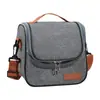 Bestseller transfronteiriço: Bolsa de gelo transversal de ombro único, bolsa de almoço portátil para o trabalho, bolsa de comida para atividades ao ar livre, bolsa térmica de tecido Oxford de grande capacidade