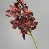 9 Orquídeas Phalaenopsis Artificiales para Decoraciones de Boda, Orquídeas Phalaenopsis Falsas, Flores Artificiales para Venta al por Mayor Transfronteriza