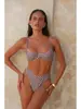 Traje de Baño de Dos Piezas para Mujer, Estilo Nuevo, Estampado, Push-Up, Bikini Adelgazante, Tallas Grandes, Ropa de Baño de Alta Gama, Traje de Baño Tallas Grandes para Mujeres con Curvas