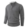 Suéter Masculino de Inverno 2026 Estilo Old Money Falso Duas Peças Casual Moda Malha Pulôver Top