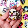 Placas Acrílicas Personalizadas con Resina para Anime Cartoon 3D Sanrio DIY Lindo Logo Personalizado Animales