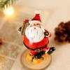Decoración de escritorio creativa de muñeco de nieve Papá Noel, pequeños adornos, mini diseño de escena navideña, accesorios para fotos