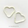 Pintura Horneada Resistente al Color Color Macarrón Corazón Estrella Cierre de Primavera Llavero DIY Dopamina Perler Beads Colgante Percha