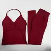 Conjunto de Ropa de Yoga Transfronterizo para Mujer, Conjunto de Fitness de Cintura Alta Levanta Glúteos, Pantalones de Yoga Ajustados de Secado Rápido para Deporte con Efecto Durazno en los Glúteos