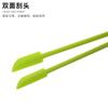 Espátula colher de silicone mini dupla face espátula pontuda dupla face ferramenta para pão geleia panificação raspador da parede interna de frasco cosmético colher