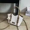 Bolso cubo de moda y sencillo para mujer, nuevo estilo coreano otoño 2026, alta estética, bolso de un solo hombro bajo el brazo