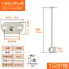 Tubo Redondo de Acero Inoxidable 304 Barra para Colgar Ropa Barra de Secado para Balcón Engrosada Tubo Hueco Entero Barra para Colgar Ropa de Armario